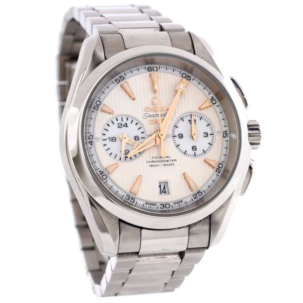 Omega Seamaster Aqua Terra 150M Co-Axial Chronometer GMT Chronograph Automatic W - Picture 3 of 6